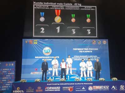 Керим Алихаджиев – бронзовый призер первенства России по каратэ